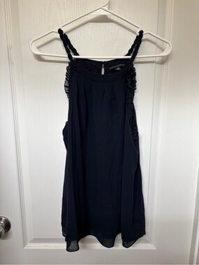 Banana Republic Navy Blue Braided Strap Camisole